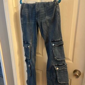 Forever 21 Denim Jeans with Stitch Detail